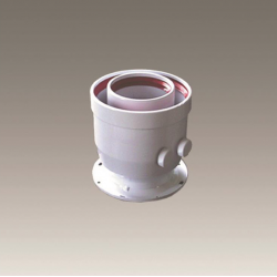 Адаптер вертикального коаксиального дымохода